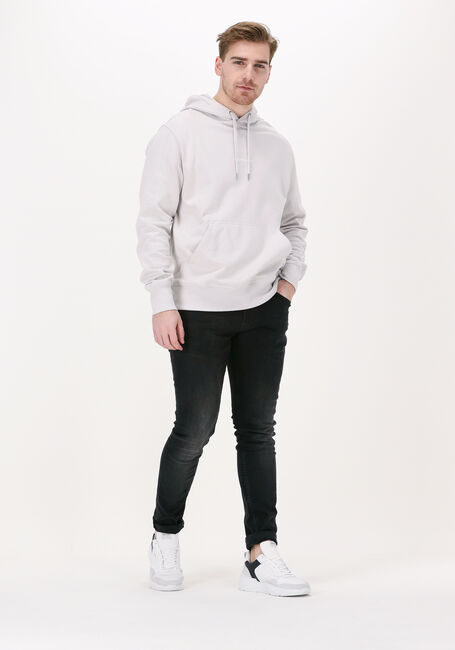 Hellgrau CALVIN KLEIN Sweatshirt MONOGRAM LOGO HOODIE - large