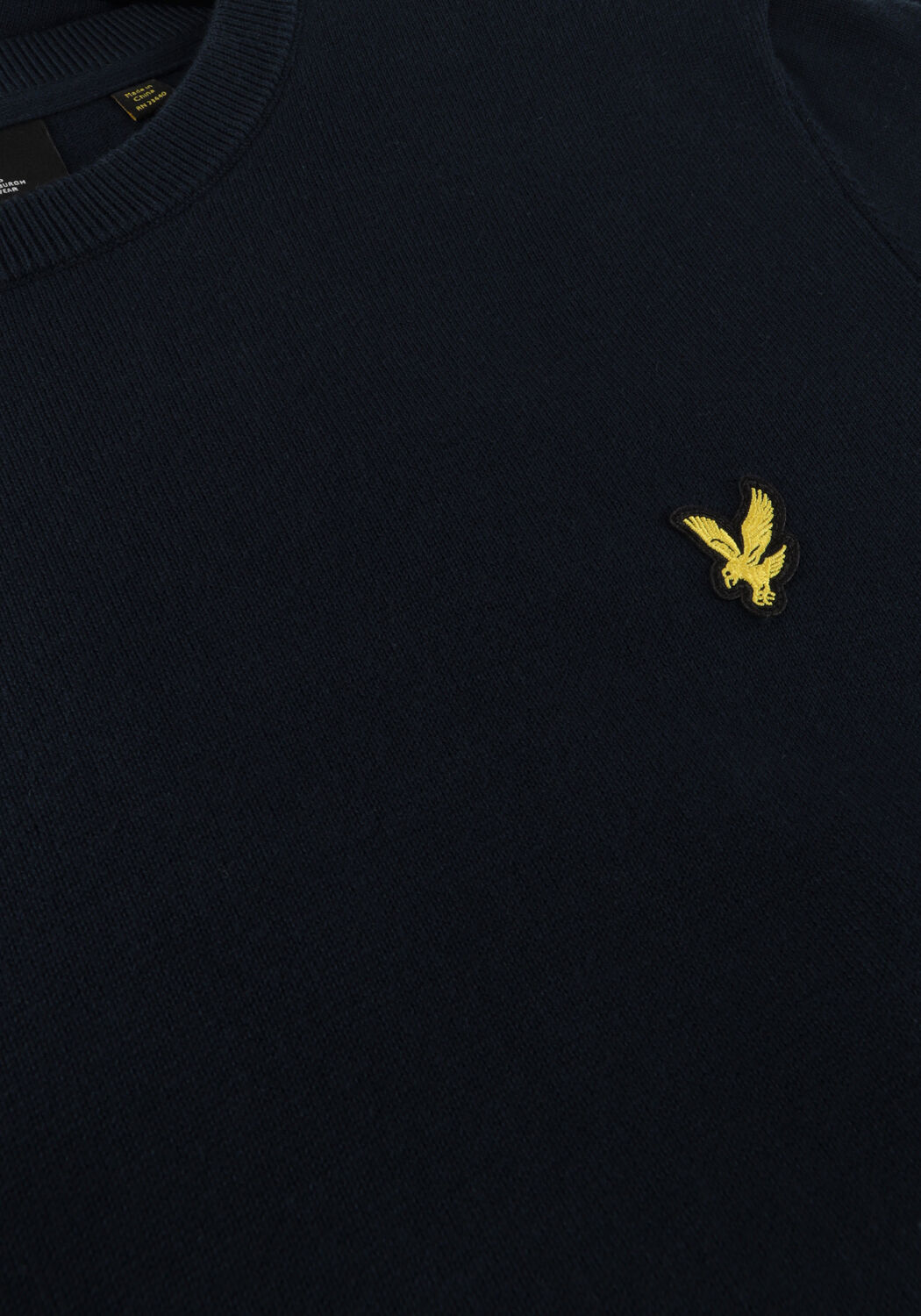 Dunkelblau LYLE & SCOTT T-shirt COTTON CREW NECK JUMPER - large