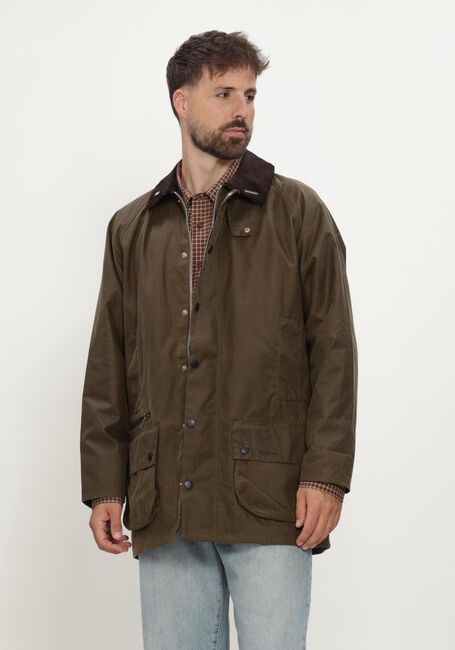 Beige BARBOUR Jack ICONS BEAUFORT WAX JACKET - large