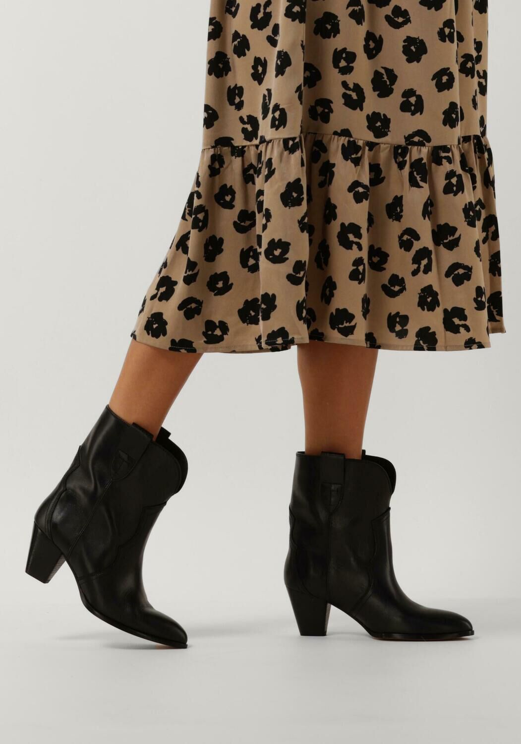 Schwarze TORAL Cowboystiefel ROXI - large