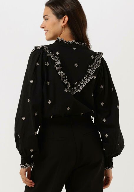 Schwarze NEO NOIR Blusen DEGAS BLOUSE - large