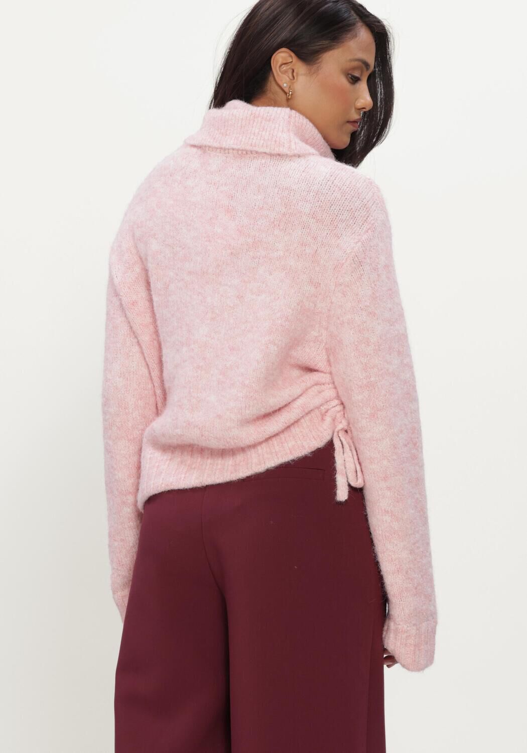 Hell-Pink MODSTR&Ouml;M Pullover DICTEMD ROLLNECK - large
