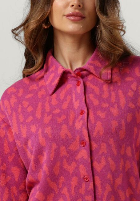 Rosane ALIX THE LABEL Top LADIES KNITTED JACQUARD SHORT SLEEVES BLOUSE - large