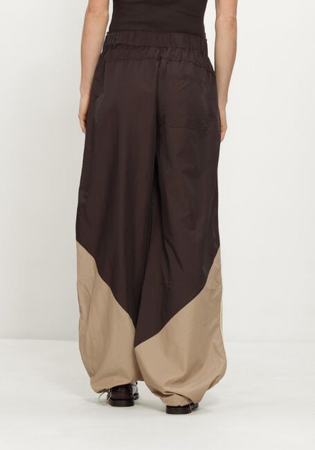 Braune CO'COUTURE Weite Hose ALORACC BLOCK PANT - large