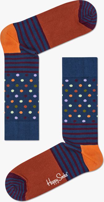 Mehrfarbige/Bunte HAPPY SOCKS Socken STRIPES & DOT - large