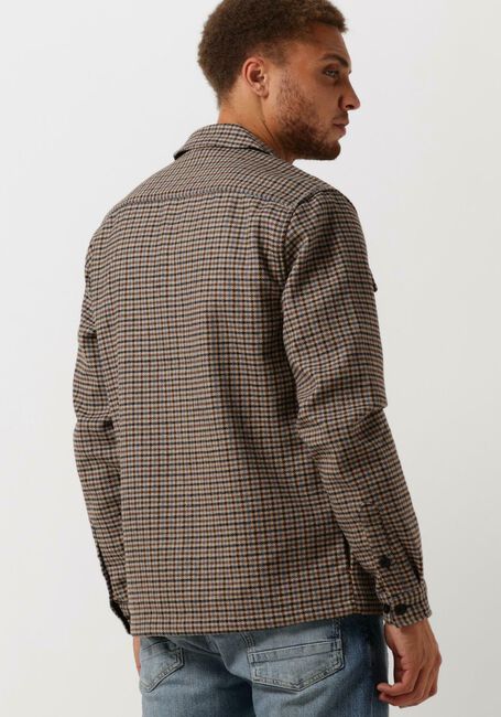 Dunkelblau ANERKJENDT Overshirt AKSOLDADO CHECK OVERSHIRT - large