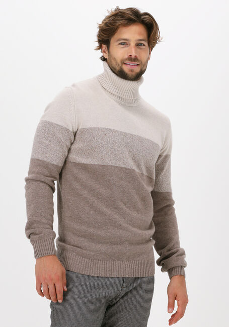 Beige PROFUOMO Rollkragenpullover JAQUES - large