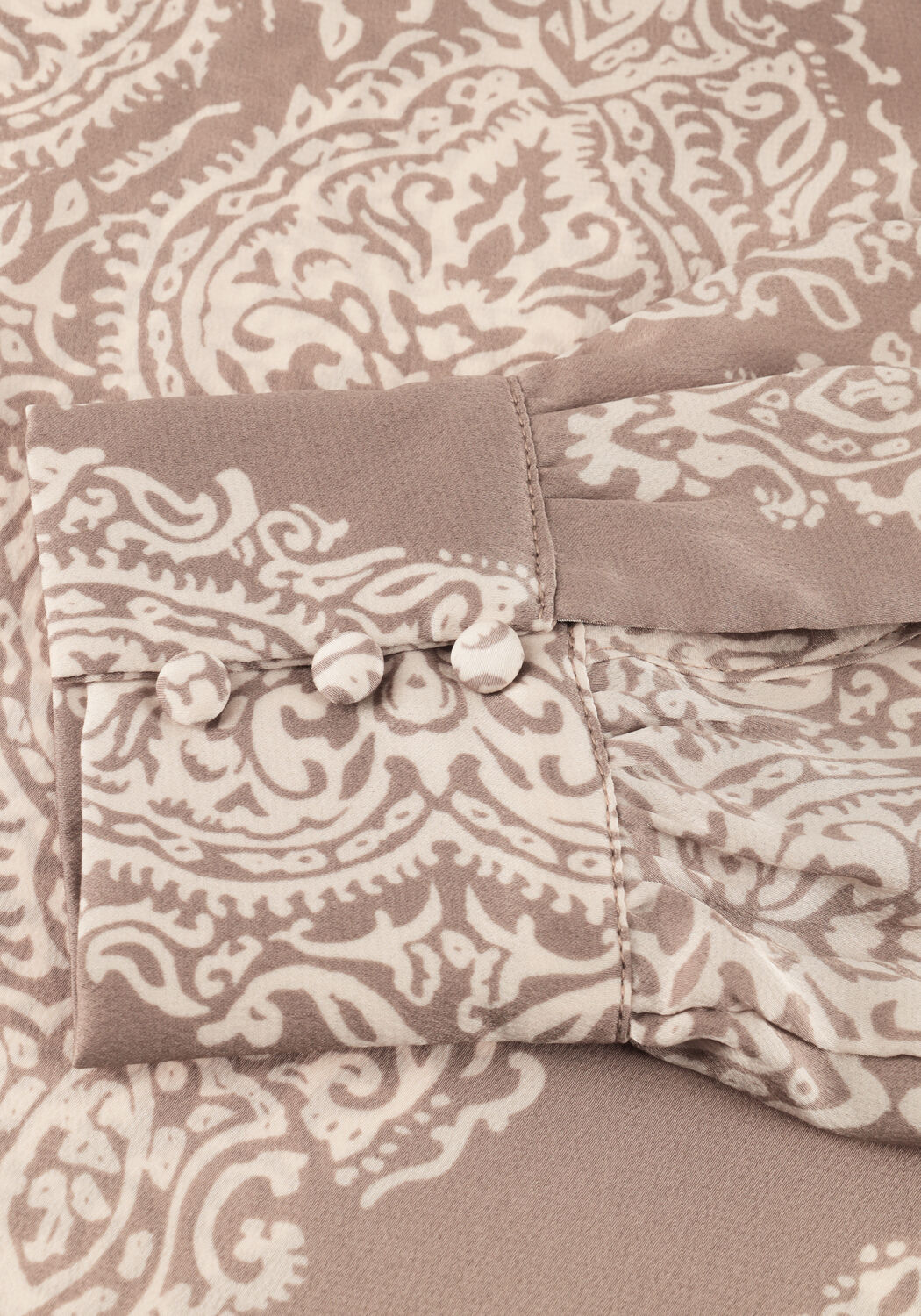 Taupe NEO NOIR Blusen ROSSLYN PAISLEY DROP BLOUSE - large