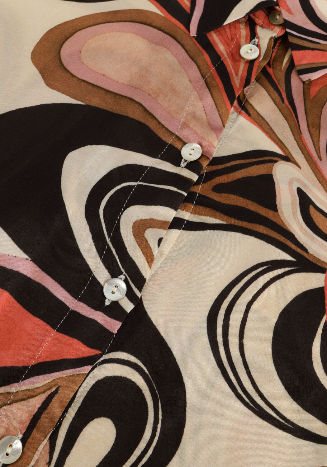 Mehrfarbige/Bunte SUMMUM Blusen BLOUSE PAINTED FLOWER - large