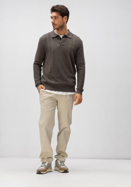 Olive BUTCHER OF BLUE Pullover RIPLEY POLO LS - large