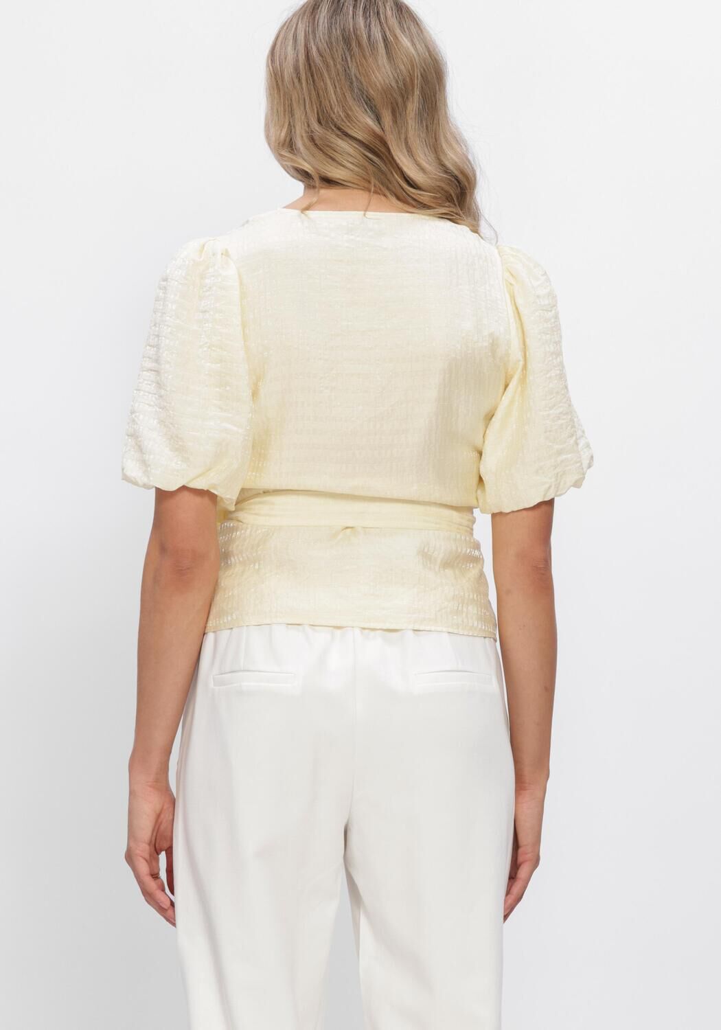 Gelbe FREEBIRD Blusen WV-LYO-LUREX-26-1 - large