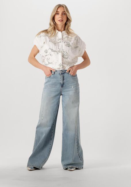 Weiße NUKUS Blusen CATALINA BLOUSE PAILLET - large