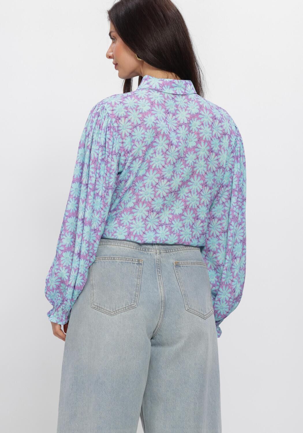 Blaue YDENCE Blusen BLOUSE ALYSSA - large