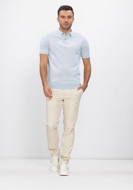 Hellblau GENTI Polo-Shirt POLO 2 BUTTON SS 1260 - large