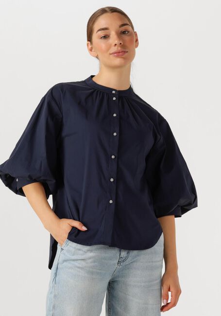 Blaue SUMMUM Blusen BLOUSE COTTON STRETCH - large