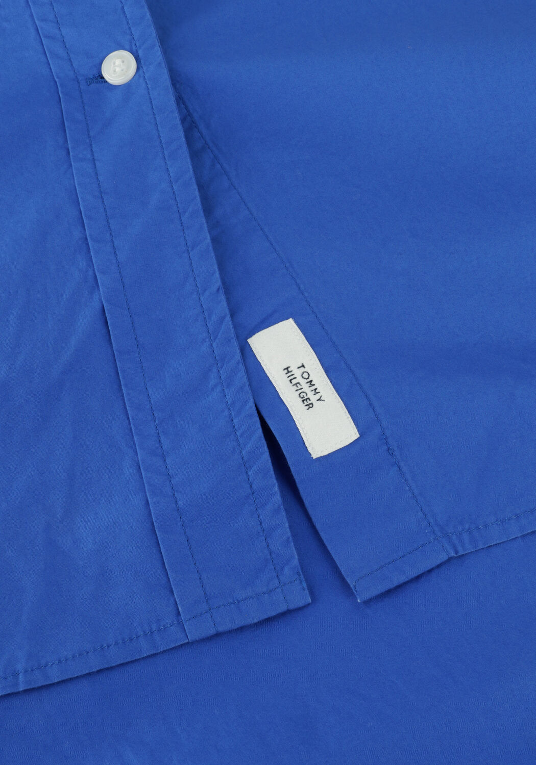 Blaue TOMMY HILFIGER Blusen ORG CO SOLID RAGLAN SHIRT LS - large