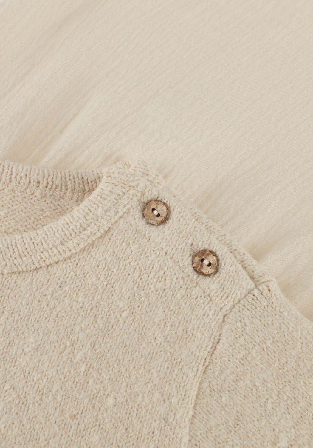 Ecru PLAY UP Kleider MIXED DRESS - large