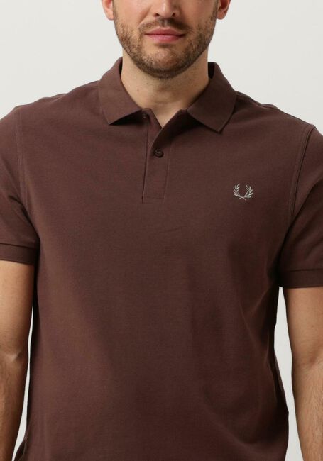 Rote FRED PERRY Polo-Shirt THE PLAIN FRED PERRY SHIRT - large