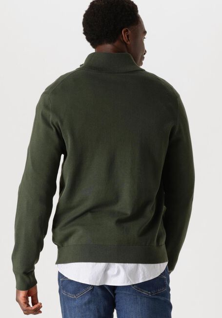 Grüne PS PAUL SMITH Pullover MENS SWEATER ZIP NECK ZEB BAD - large