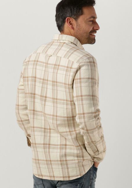 Beige BUTCHER OF BLUE Overshirt RICHARD TWILL CHECK SHIRT - large