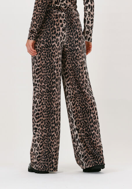 Braune CATWALK JUNKIE Weite Hose TR WILD LEOPARD VELVET - large