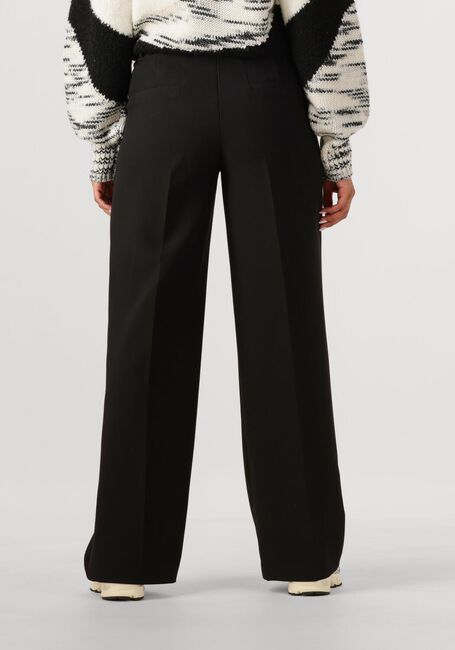 Schwarze ANOTHER LABEL Weite Hose MOORE PLEATED PANTS - large