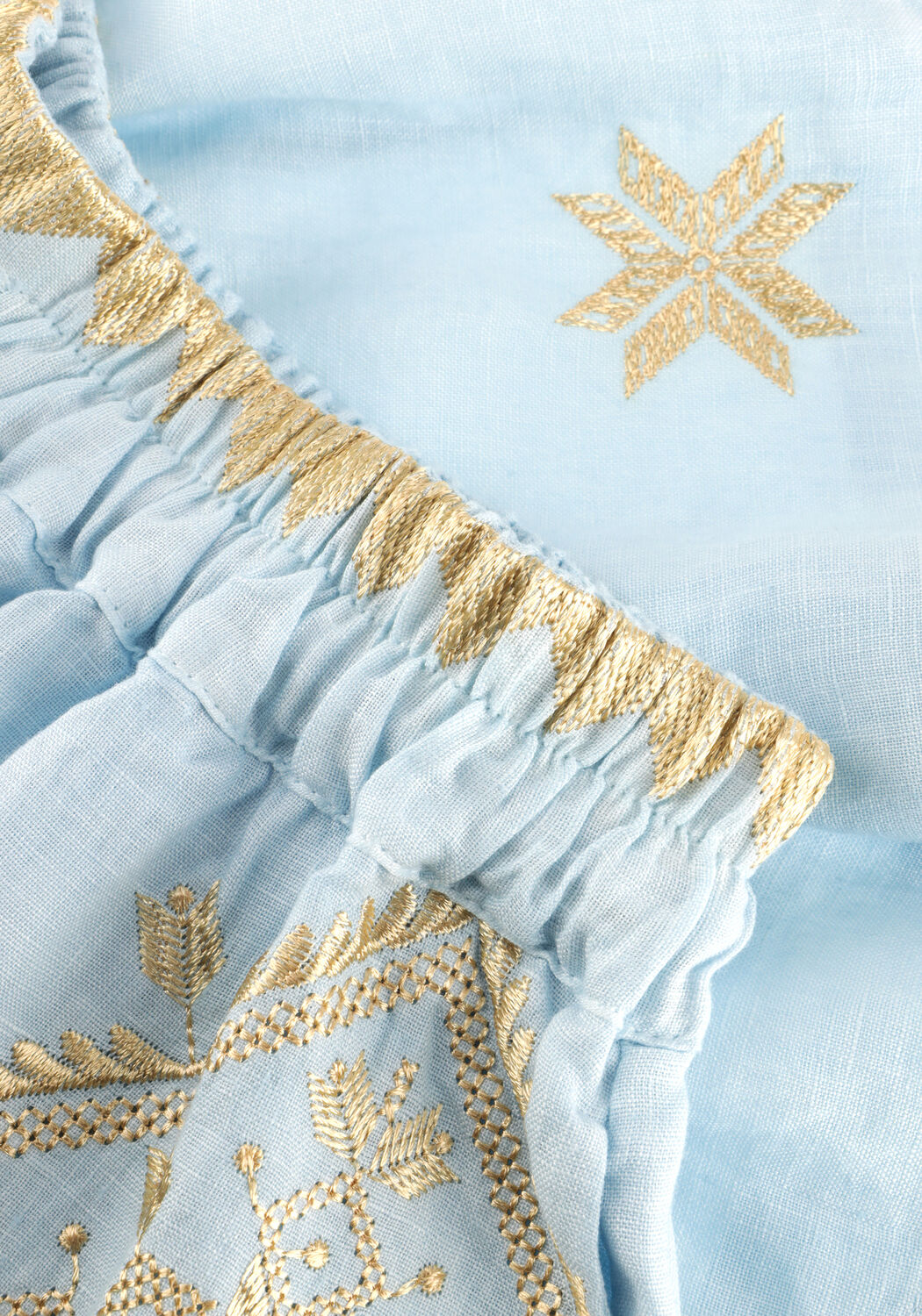 Hellblau GREEK ARCHAIC KORI Kurze Hose S26K-2141070 - large