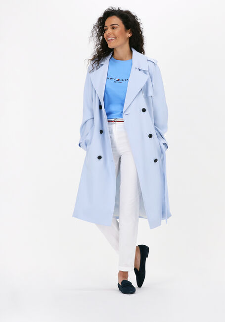 Hellblau TOMMY HILFIGER Mäntel TENCEL DB TRENCH - large