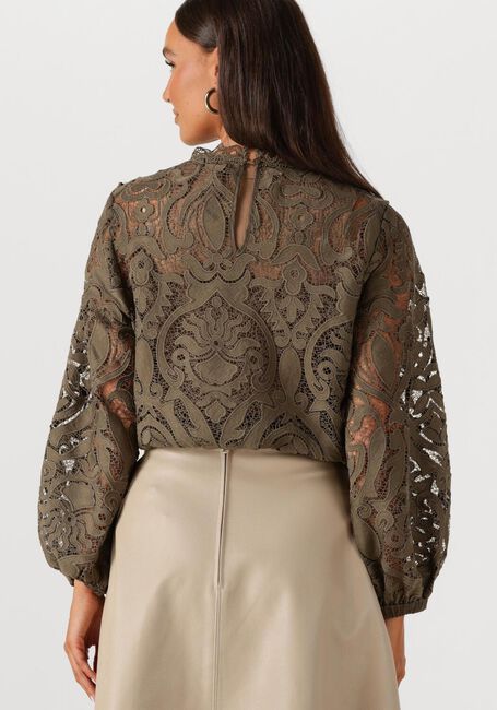Olive SUMMUM Blusen BLOUSE LACE - large