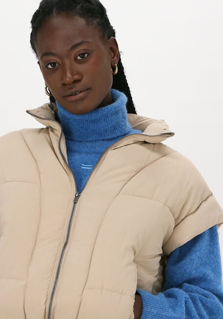 Camelfarbene 10DAYS Bodywarmer RECYCLED PADDED VEST - large