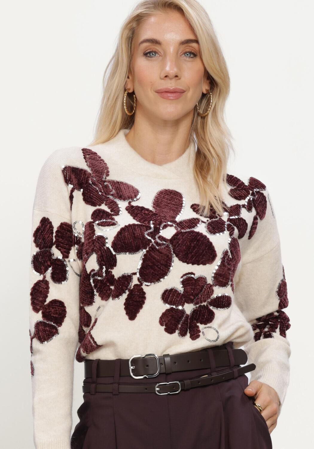 Mehrfarbige/Bunte CAROLINE BISS Pullover 4283 - large