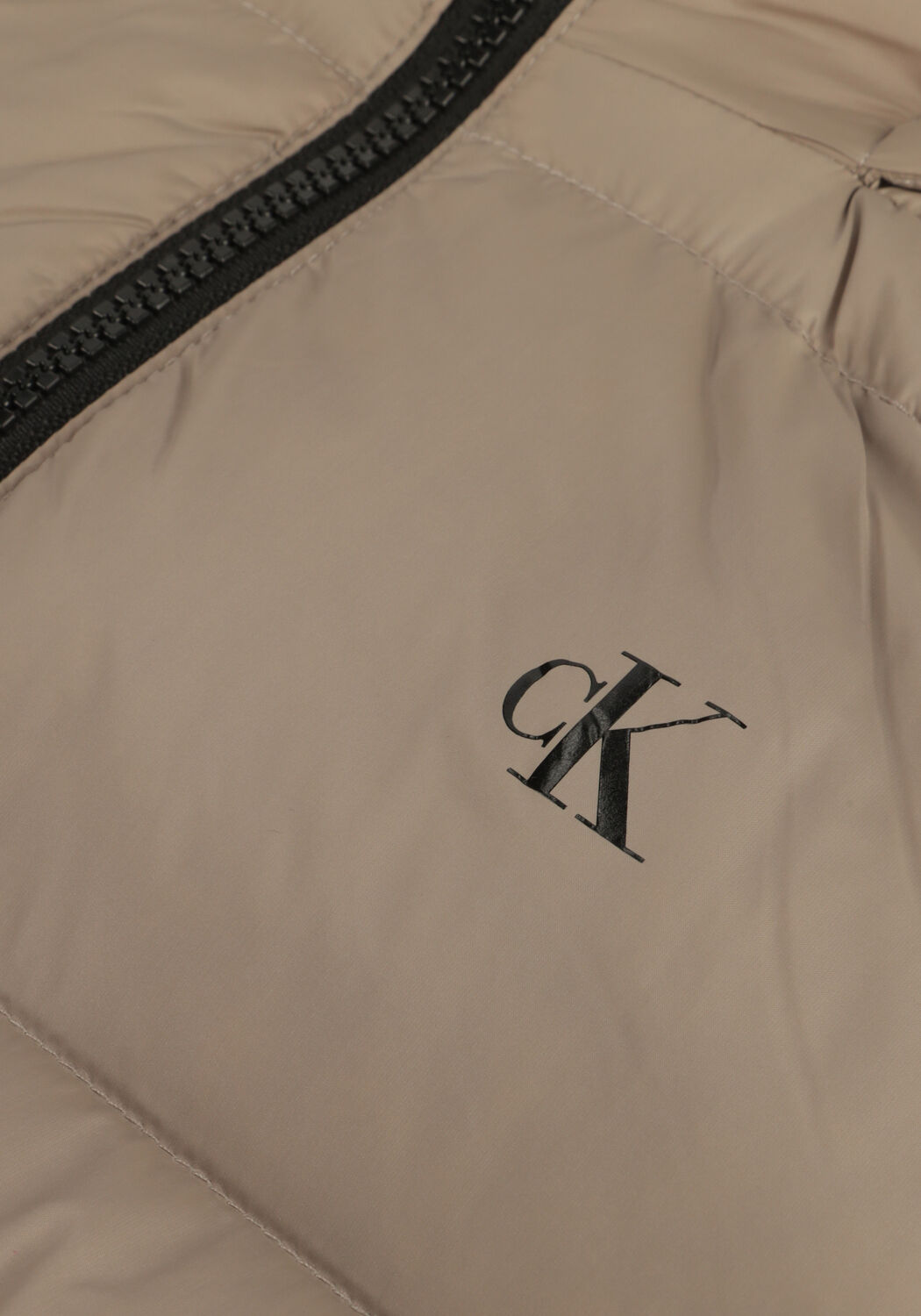 Taupe CALVIN KLEIN Wattierte Jack CK MW DOWN SHORT PUFFER - large