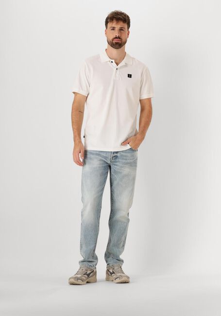 Weiße BUTCHER OF BLUE Polo-Shirt ARMY PIQUE POLO - large