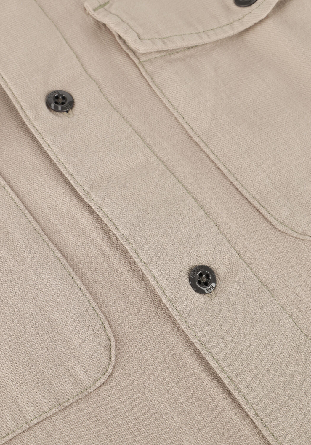 Taupe G-STAR RAW Casual-Oberhemd MARINE SLIM SHIRT S\S - large