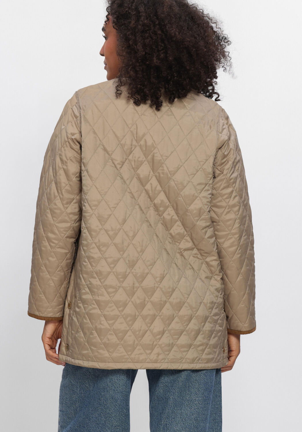 Beige BARBOUR Wattierte Jack ICONS MODERN LIDDESDALE QUILTED JACKET - large