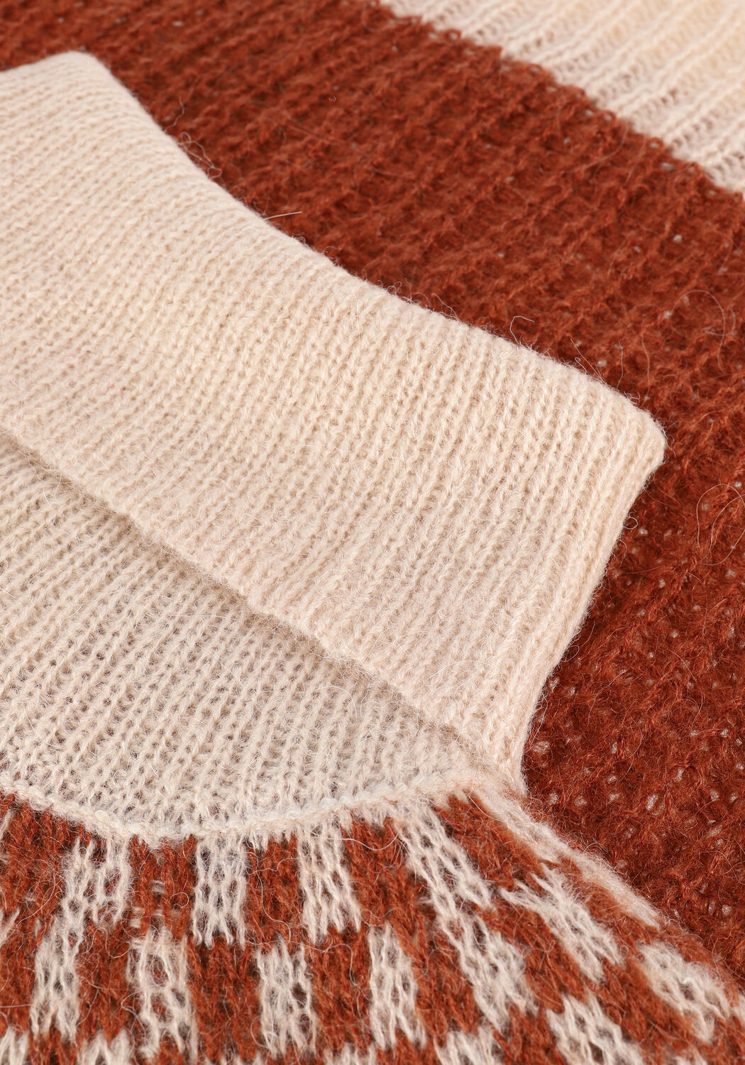 Braune LOLLYS LAUNDRY Rollkragenpullover KAI TURTLENECK JUMPER - large