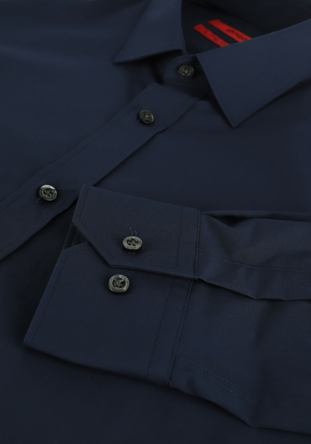 Dunkelblau HUGO Klassisches Oberhemd ELISHA02 10224742 01 - large