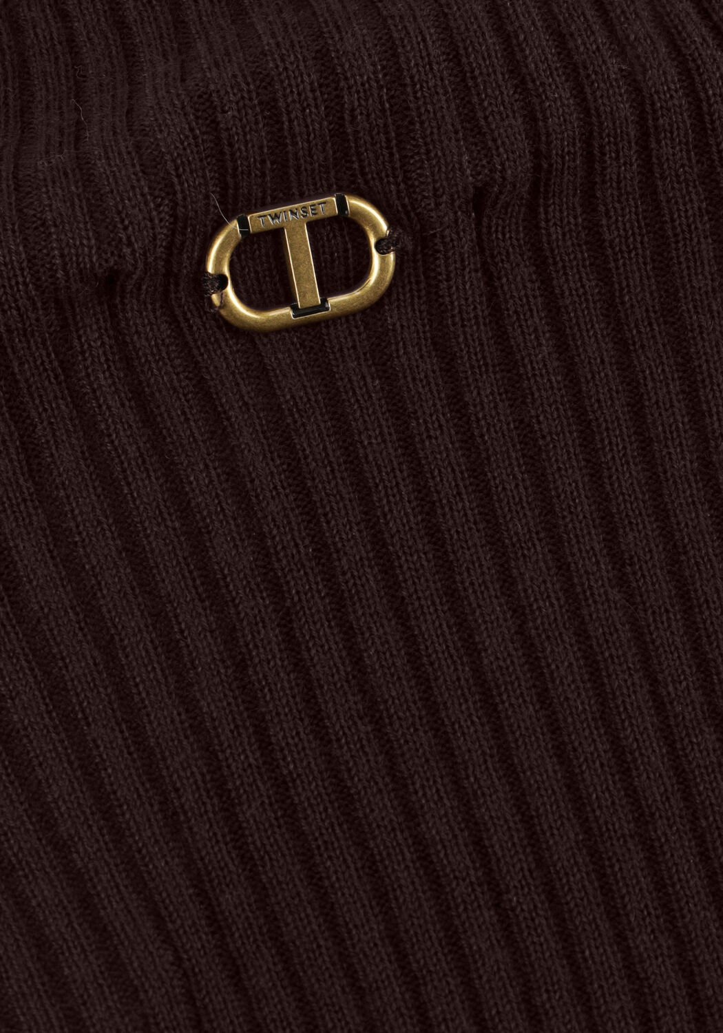 Braune TWINSET MILANO Top 252TT3111 - large