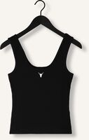 Schwarze ALIX THE LABEL Top LADIES KNITTED RIB TANKTOP Schwarze ALIX THE LABEL Top LADIES KNITTED RIB TANKTOP - medium