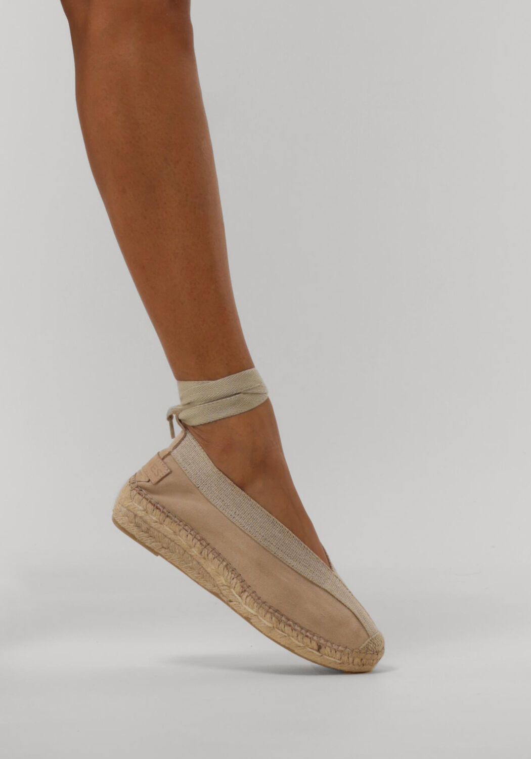 Beige SHABBIES Espadrilles PALMA KIMONO - large