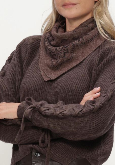 Braune HAUTE L'AMITI&Eacute; Pullover & Cardigans DUKE TIE KNIT - large