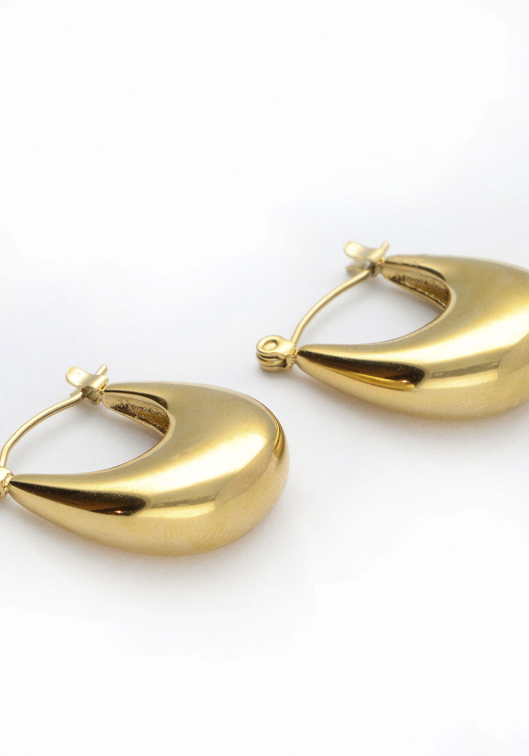 Goldfarbig NOTRE-V Ohrringe OMFW22-012 - large