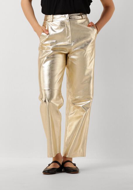 Goldfarbene IBANA Hose PERFECTA METALLIC - large