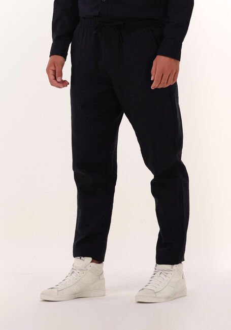 Dunkelblau ANERKJENDT Chino AKJULIUS LINEN PANTS - large