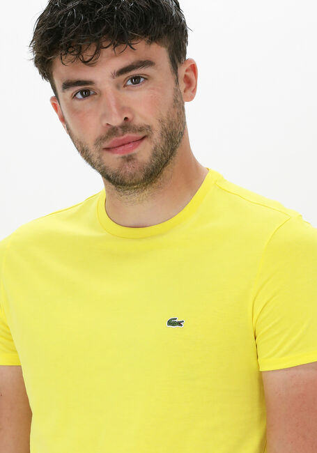 Gelbe LACOSTE T-shirt 1HT1 MENS TEE-SHIRT 12 - large