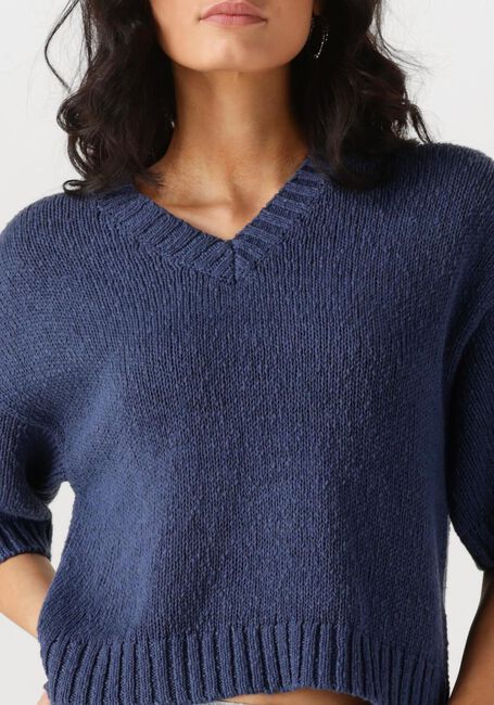 Dunkelblau MSCH COPENHAGEN Pullover MSCHHANNALIE 2 4 V PULLOVER - large