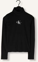Schwarze CALVIN KLEIN Rollkragenpullover MONOLOGO RIB ROLL NECK Schwarze CALVIN KLEIN Rollkragenpullover MONOLOGO RIB ROLL NECK - medium