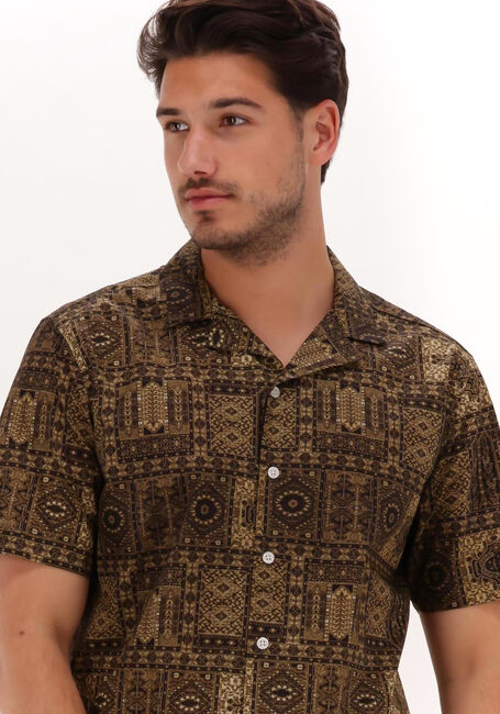 Grüne ANERKJENDT Casual-Oberhemd AKLEO POPLIN AOP SHIRT - large