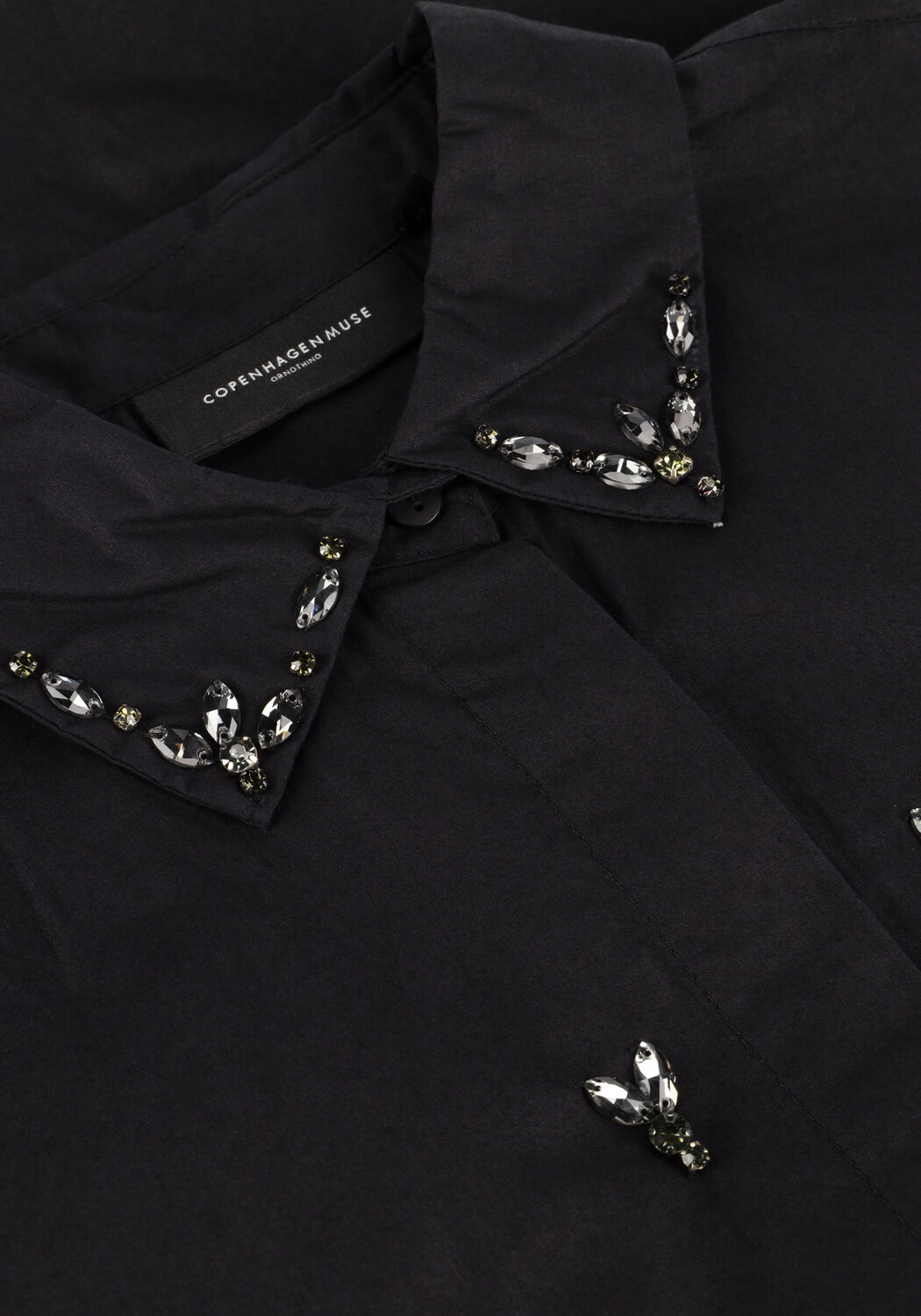 Schwarze COPENHAGEN MUSE Blusen CMVATAN-SHIRT - large