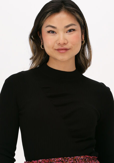Schwarze NEO NOIR Top NIKIRI KNIT - large